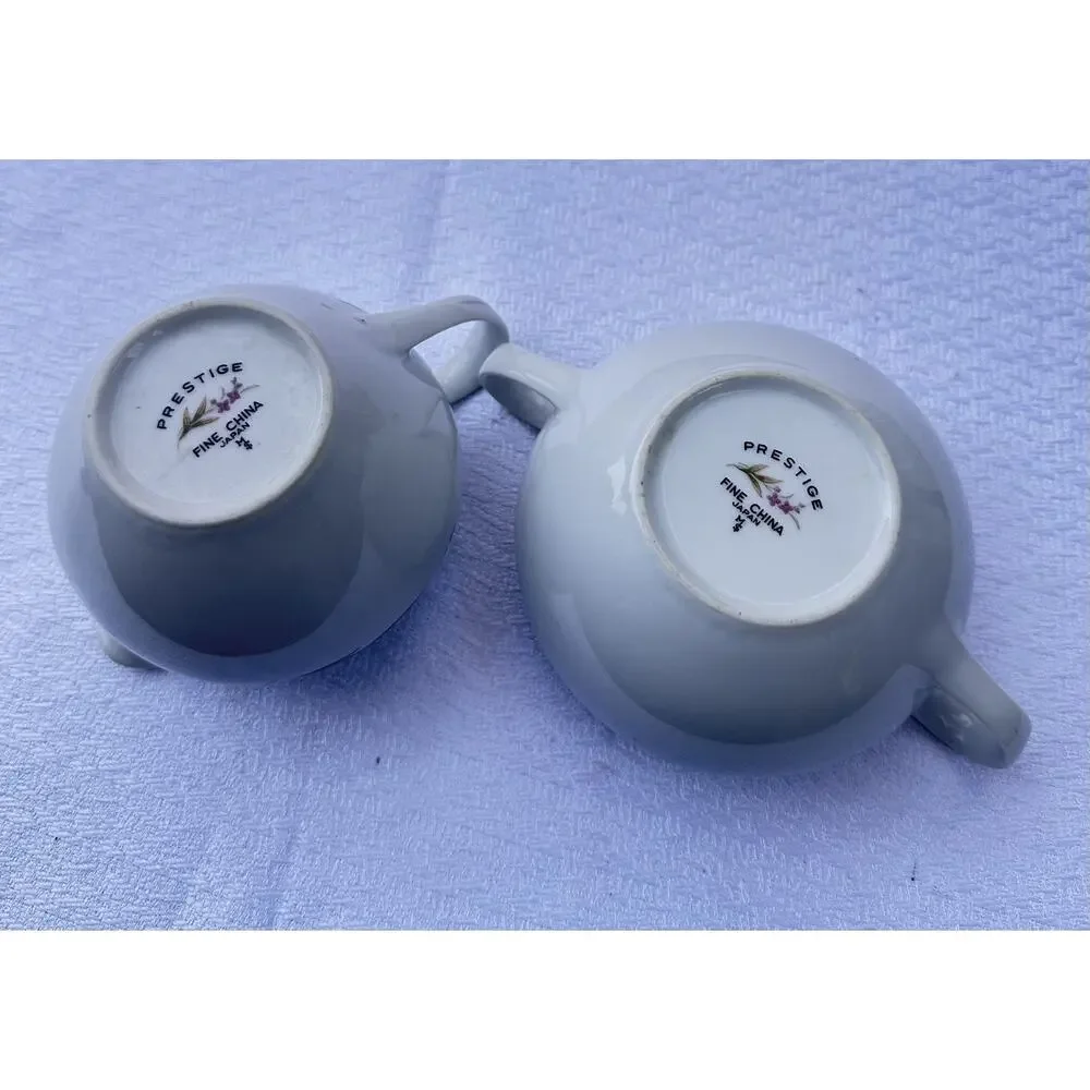 Prestige Fine China Sugar and Creamer Set